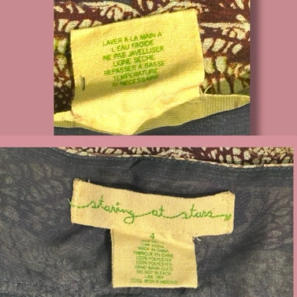 GUC Staring at Stars Strappy Flowy Mini Dress. Size 4 - Picture 9 of 11